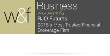 Business Awards - RJO Futures 2018's Most Trusted Financial Brokerage Firm